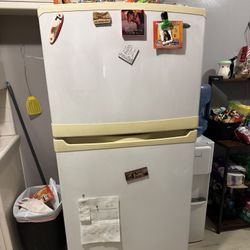 Full Standard Size Fridge AMANA brand works Great! Available Feb. 19th 