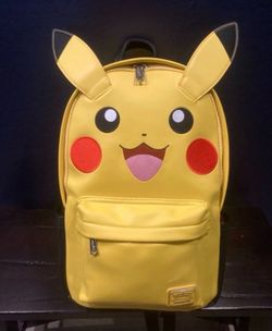 Loungefly x Pokemon Pikachu Face Backpack - Yellow