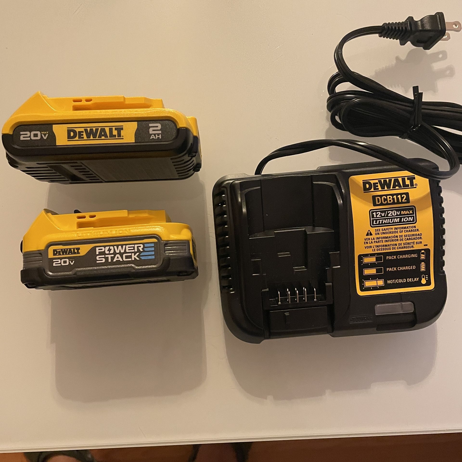 Dewalt Powerstack Battery And Charger