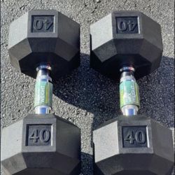 40.lbs X 2 Dumbbell Set NEW
