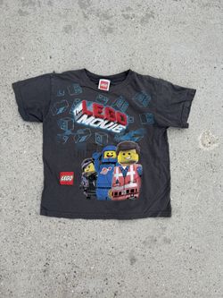 Black cotton Lego Movie t-shirt youth size medium 