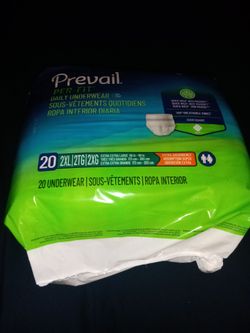 Adult Pull-Ups 2XL, 20 Count READ DESCRIPTION
