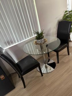 2 chair dining table set