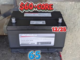 Car Battery Group Size 65