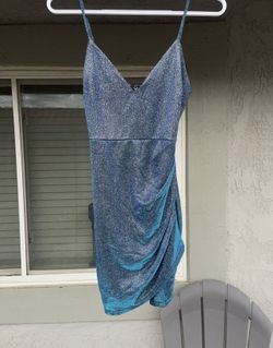 Beautiful Pearlescent Blue Dress