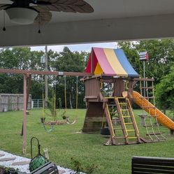 Rainbow Swing Set