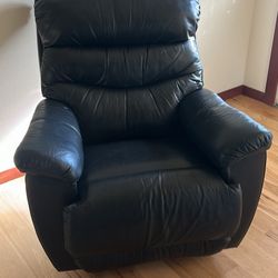 Leather La-Z-Boy Recliner Rocking Chair