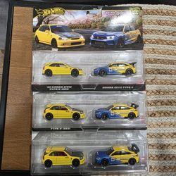 Hot Wheels Premium 2 Pack Honda Civic Type R EK9 Spoon