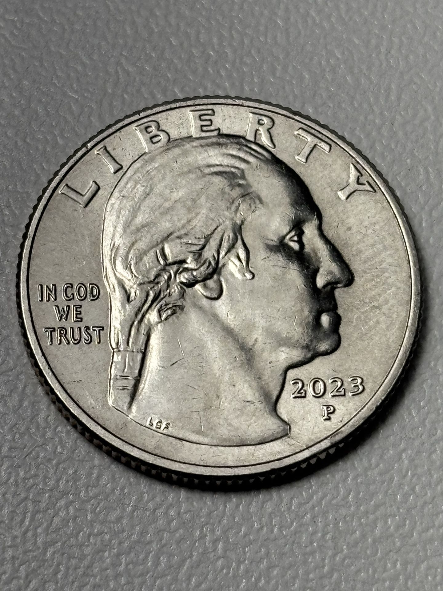 Rare Jovita Idar Quarter 2023 P mint Error Coin Reading "In Cod We Trust"