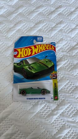 Hot Wheels 17 Pagani Huayra Roadster Green #101 Mainline 2026
