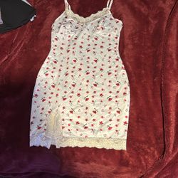 White Flower Dress