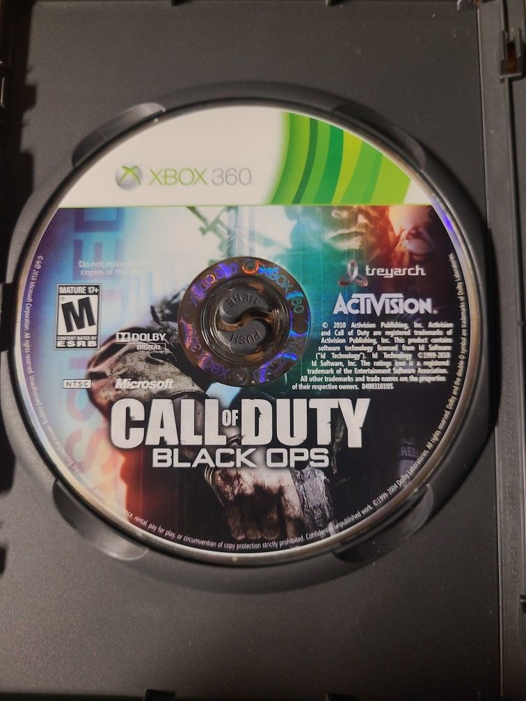 COD Black Ops XBOX 360 Game