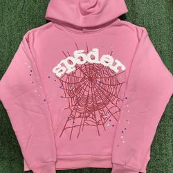 OG web Pink Sp5der Hoodie