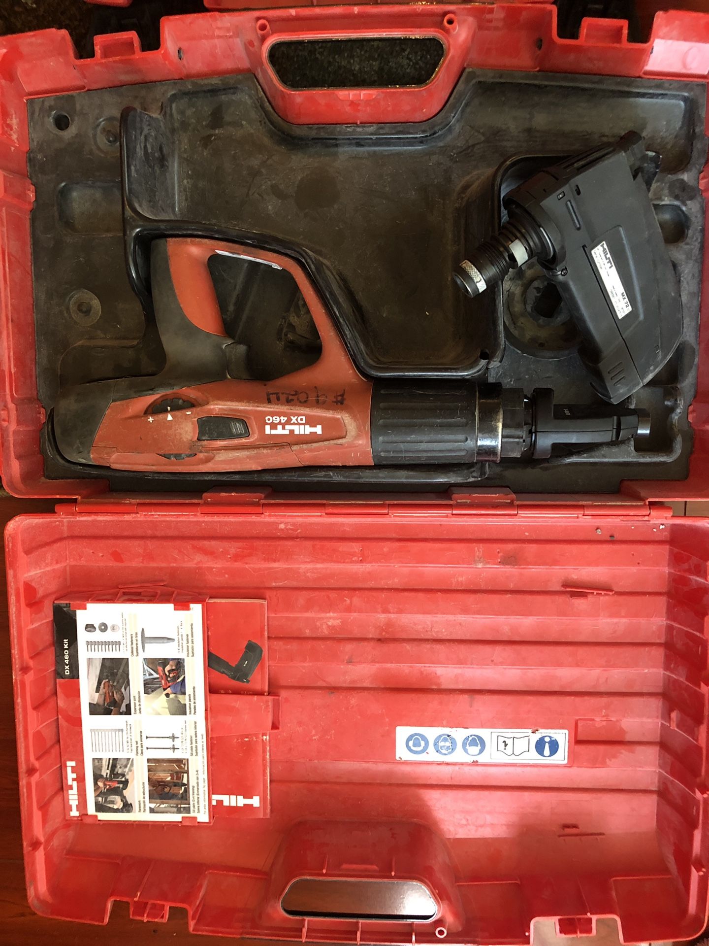 Hilti DX460-F8 Powder Actuated Nail Gun