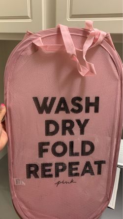 PINK laundry bin