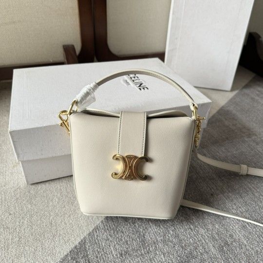 CELINE new mini BUCKET "French fries bag" handbag