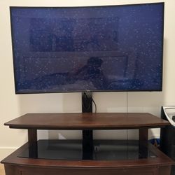 55” Samsung TV With Media Console