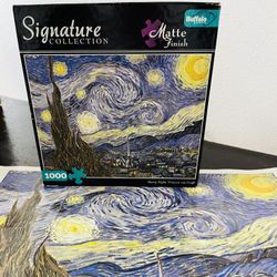 Starry Night, Vincent Van Gogh 1000-pc Puzzle