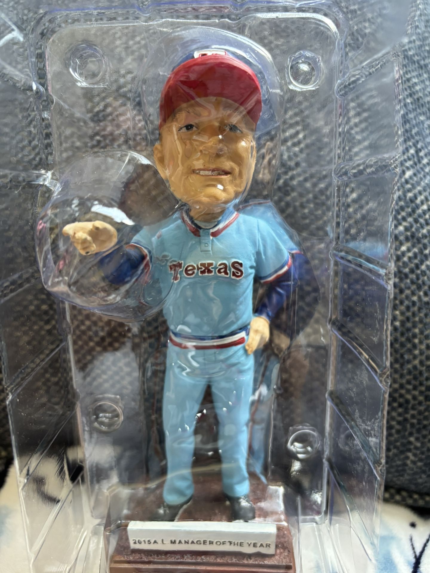 Texas Rangers Jeff Banister 2015 A.L. Manager Of The Year Bobblehead