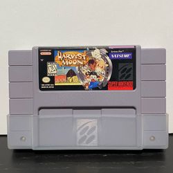 Harvest Moon Authentic SNES Super Nintendo