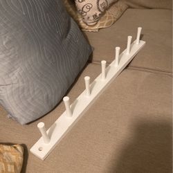 Wood Rack 7 Pegs Coat Rack 