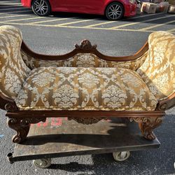 French Bench Sofa Settee Chaise Lounge