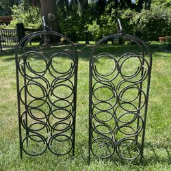 Fabulous Rod Iron Wine Rack!