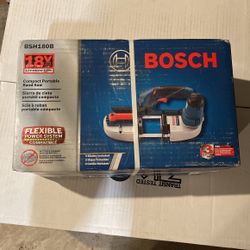 Bosch 18 Volt LCompact Portable Band Saw with 3 Blades (Tool-Only)