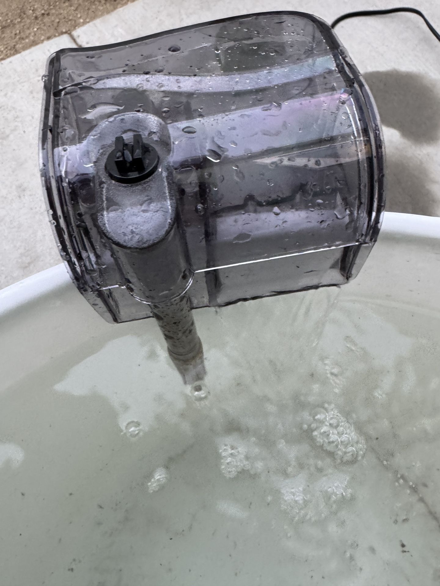 Small Hang On Back (H.O.B.) Filter For Aquarium/Fish Tank