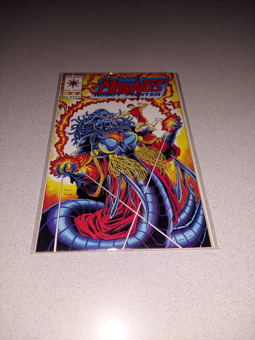 1993 MAGNUS ROBOT FIGHTER #22 COMIC BAGGED AND BOARDED