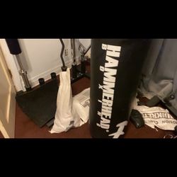 Punching Bag With Stand And Sandbags (banana bag, if u kno u kno)