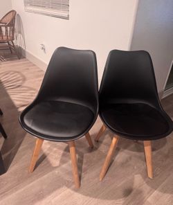 Black chairs