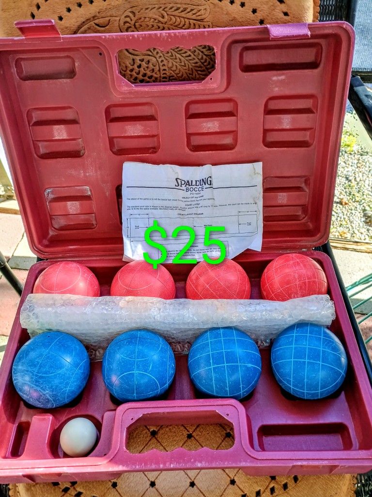 Bocce Ball Game In Case