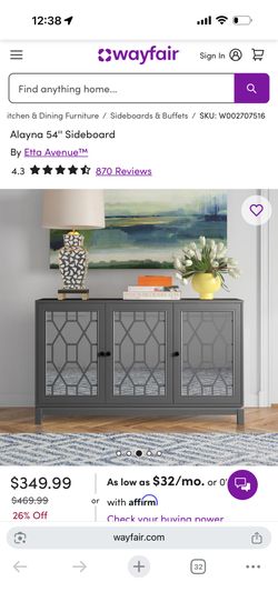 Etta Avenueâ„¢ Alayna 54" Wide Sideboard Cabinet