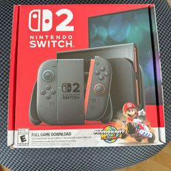 Unopened Nintendo Switch 2 With Mario Kart