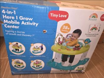 Tiny Love 4-in-1 Here I Grow Baby Mobile Activity Center: Adjustable Height, 360-Degree Swivel, Developmental Toys