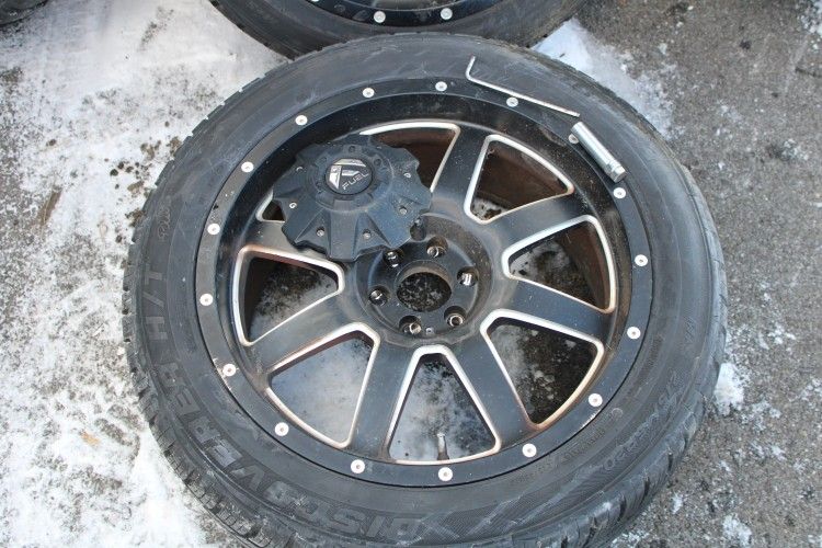 Fuel 6 Lug 20 Inch Rims and Tires