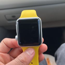 Small Yellow Apple Watch
