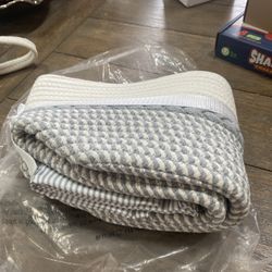 KiddyCare Baby Diaper Caddy Organizer - Stylish Rope Nursery Storage Bin