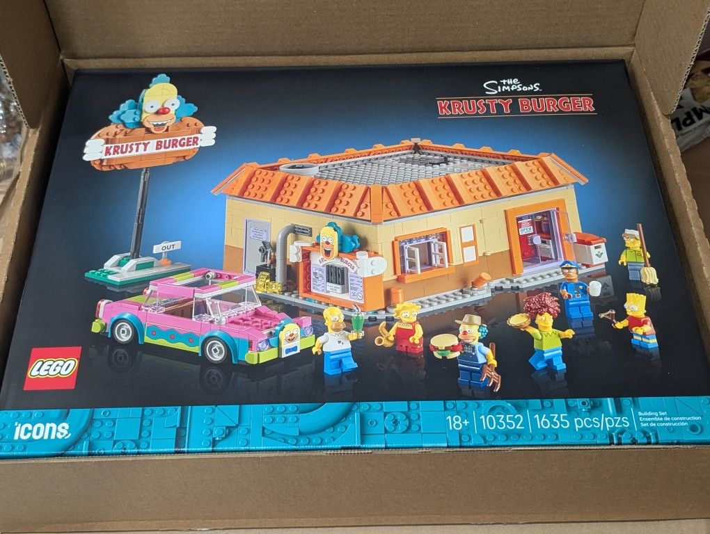 Lego Simpson Krusty Burger Set 10352