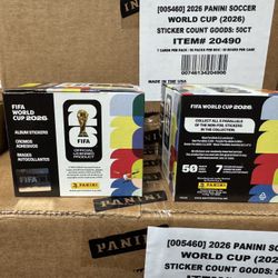 Panini World Cup 2026 Stickers Collection 50 Packs Box
