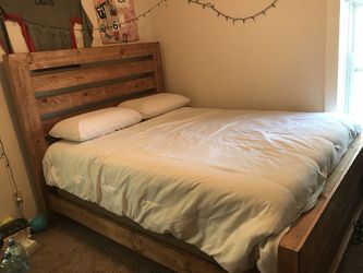Queen size bed frame only