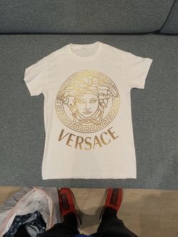 Men Versace Shirt White Size Small