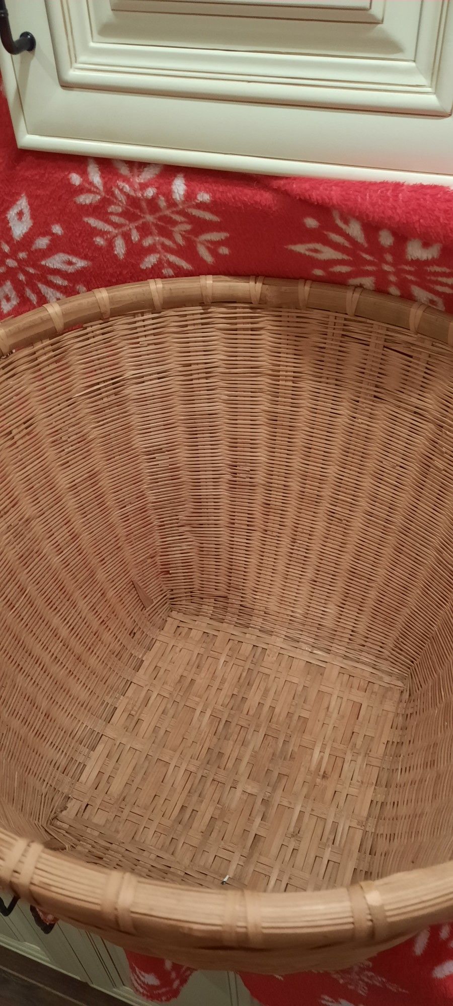 Basket To Hold Blankets, Toys, Etc.
