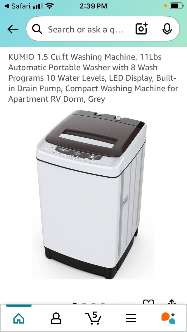 Portable washer