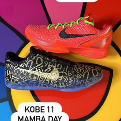 Nike Kobe 6 reverse grinch 10 men / mamba day 11 size 12, 14 men new 