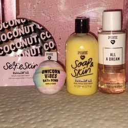 Victoria's Secret 4 Piece Set With Free Gift