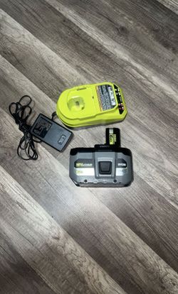 RYOBI 18V HIGH PERFORMANCE 6AH BATTERY WITH CHARGER