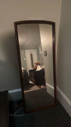 Large Vintage Hanging Mirror