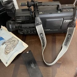 Canon F1000S S-VHS video Camera And Recorder 